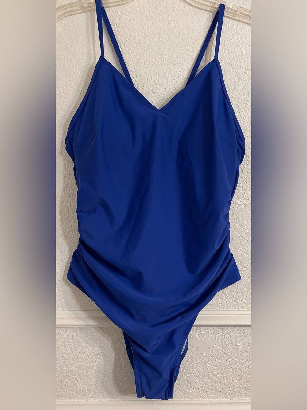 Cupshe Cobalt Blue Ring-Front One-Piece Swimsuit